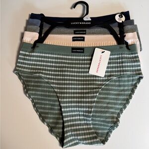 LUCKY BRAND SEAMLESS HIPSTERS PANTIES SZ M NEW!